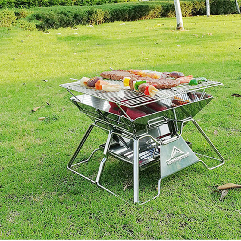 Elevate Your Outdoor Cooking with the Foldable Charcoal Barbecue Grill