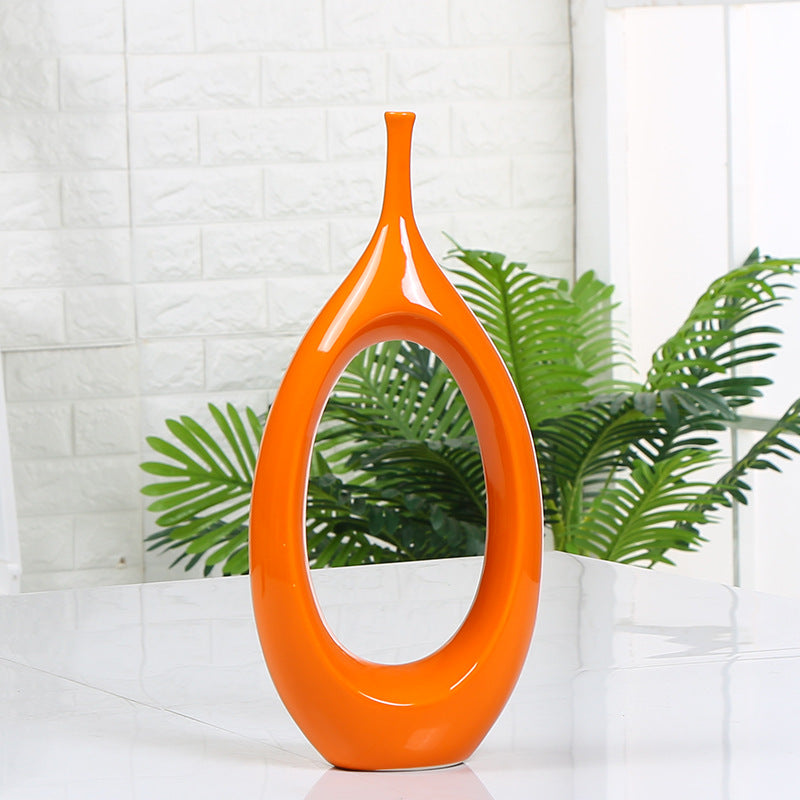 Discover the Elegance of Our Hollow Ceramic Vase Collection