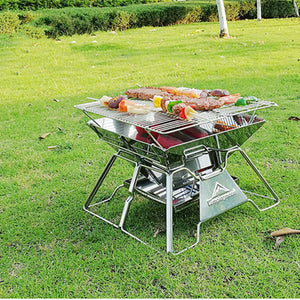 Elevate Your Outdoor Cooking with the Foldable Charcoal Barbecue Grill
